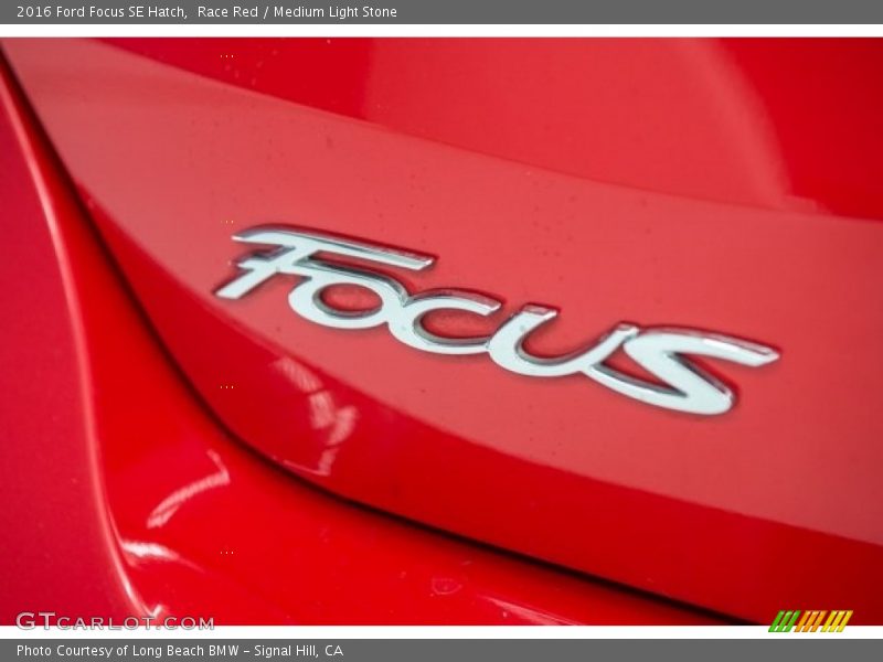 Race Red / Medium Light Stone 2016 Ford Focus SE Hatch
