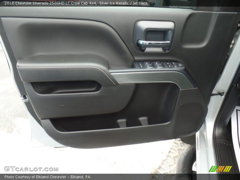 Silver Ice Metallic / Jet Black 2018 Chevrolet Silverado 2500HD LT Crew Cab 4x4