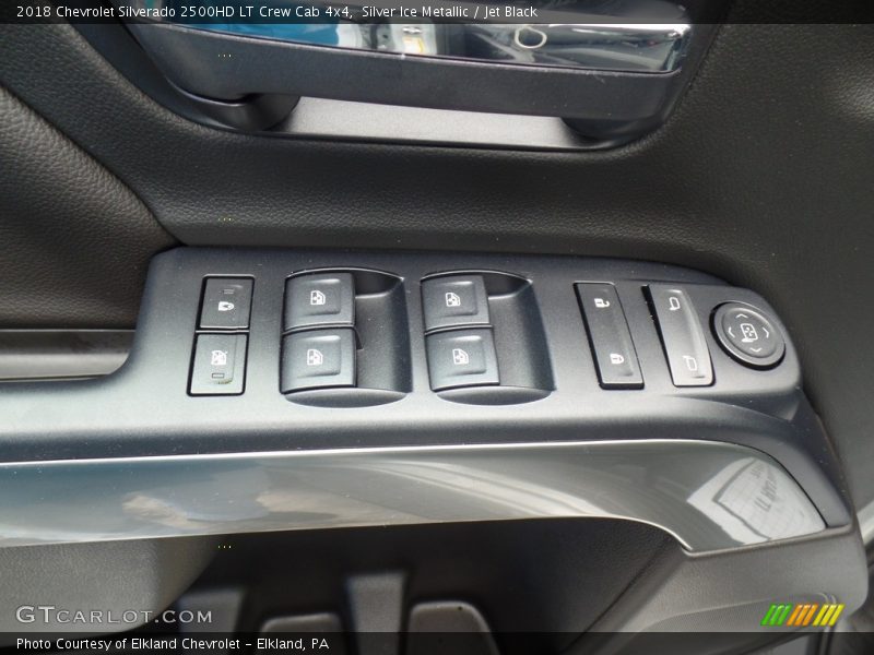 Silver Ice Metallic / Jet Black 2018 Chevrolet Silverado 2500HD LT Crew Cab 4x4