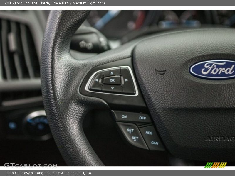 Race Red / Medium Light Stone 2016 Ford Focus SE Hatch