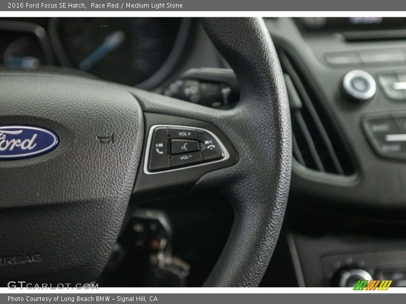 Race Red / Medium Light Stone 2016 Ford Focus SE Hatch