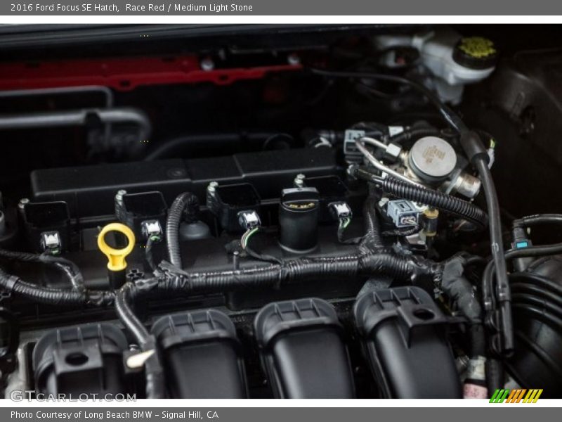 Race Red / Medium Light Stone 2016 Ford Focus SE Hatch