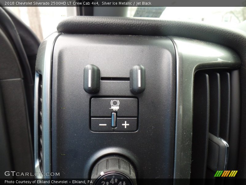 Silver Ice Metallic / Jet Black 2018 Chevrolet Silverado 2500HD LT Crew Cab 4x4