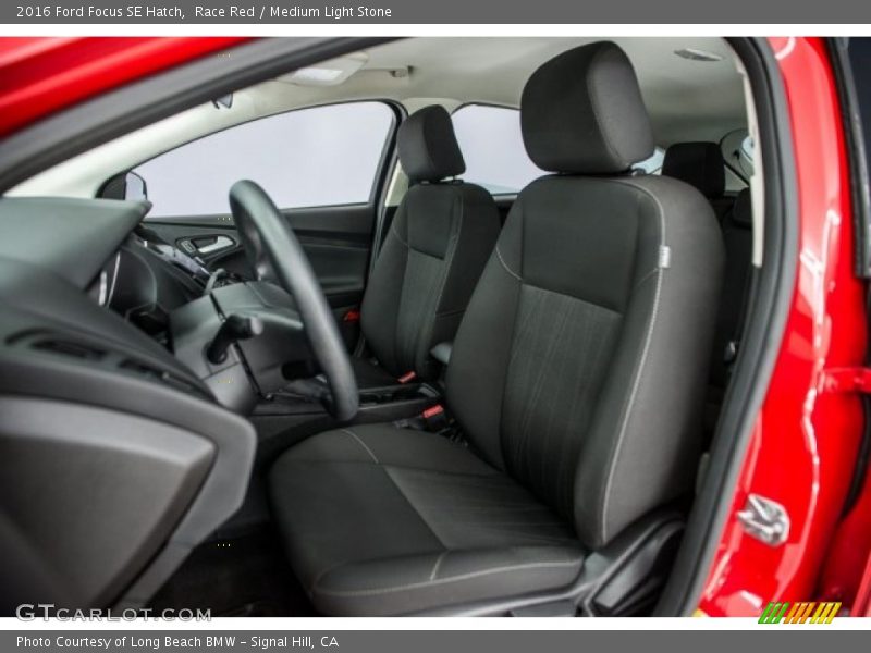 Race Red / Medium Light Stone 2016 Ford Focus SE Hatch