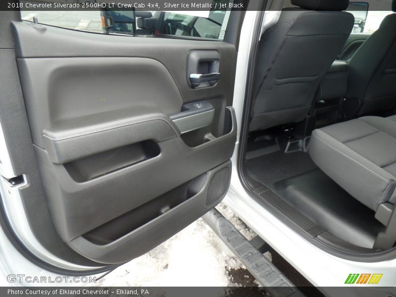 Silver Ice Metallic / Jet Black 2018 Chevrolet Silverado 2500HD LT Crew Cab 4x4