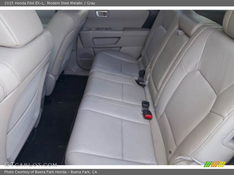 Modern Steel Metallic / Gray 2015 Honda Pilot EX-L