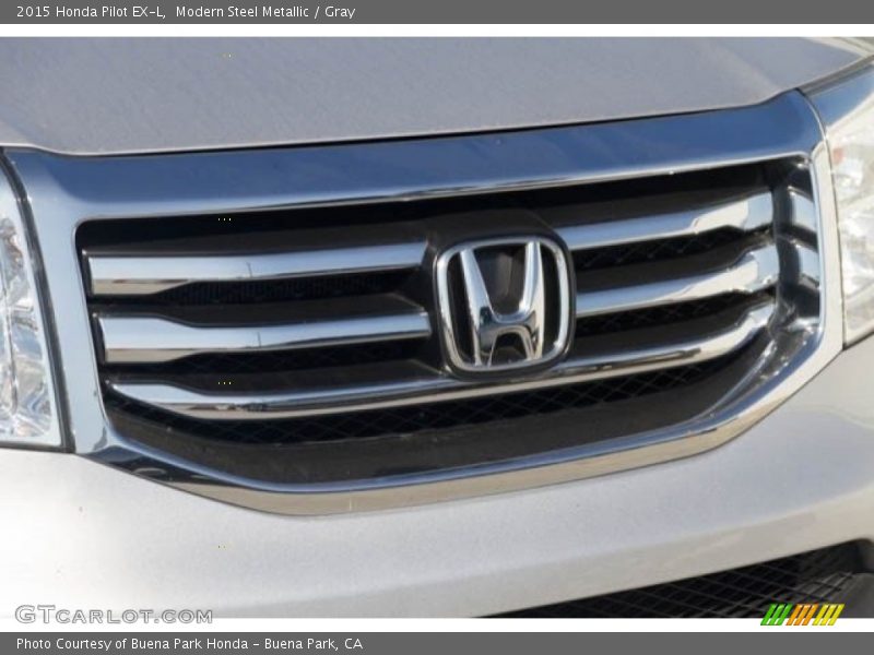 Modern Steel Metallic / Gray 2015 Honda Pilot EX-L