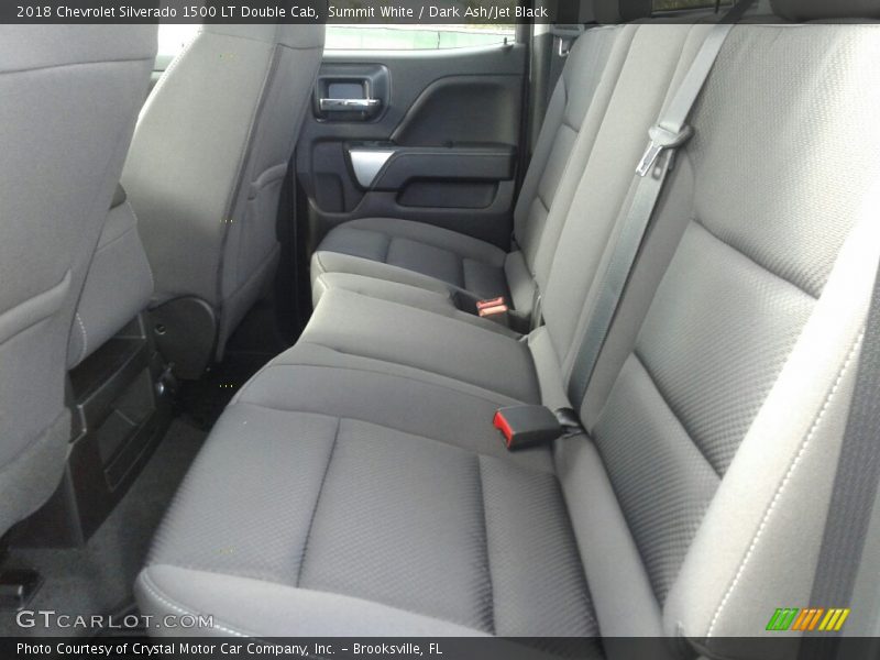 Summit White / Dark Ash/Jet Black 2018 Chevrolet Silverado 1500 LT Double Cab