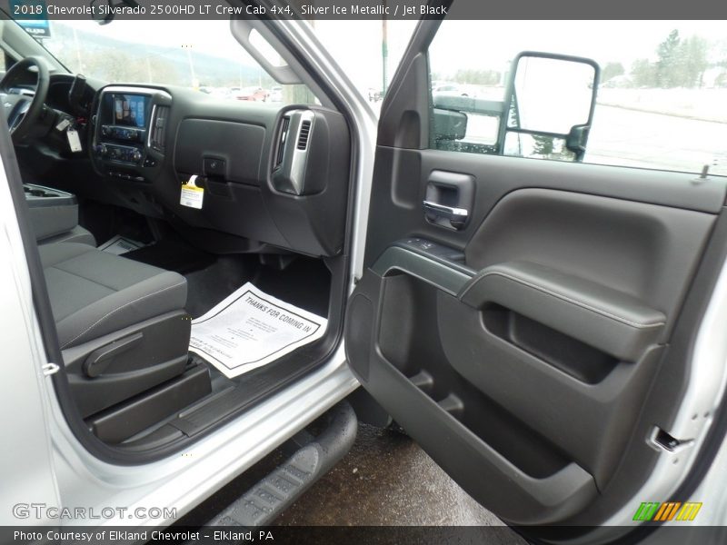 Silver Ice Metallic / Jet Black 2018 Chevrolet Silverado 2500HD LT Crew Cab 4x4