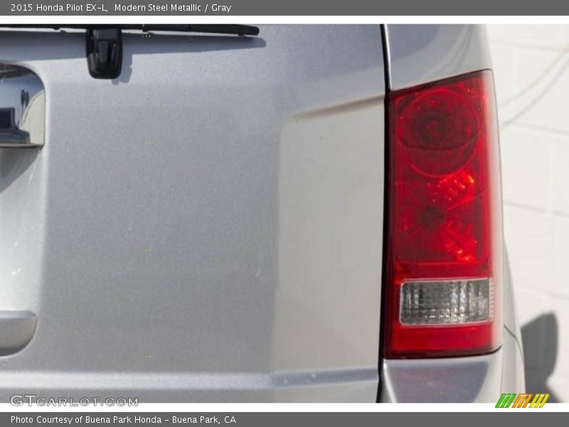 Modern Steel Metallic / Gray 2015 Honda Pilot EX-L