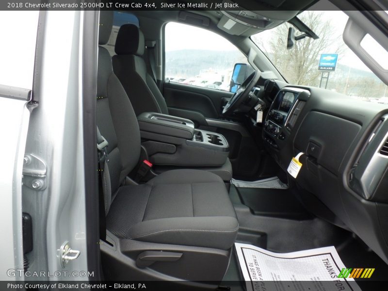 Silver Ice Metallic / Jet Black 2018 Chevrolet Silverado 2500HD LT Crew Cab 4x4
