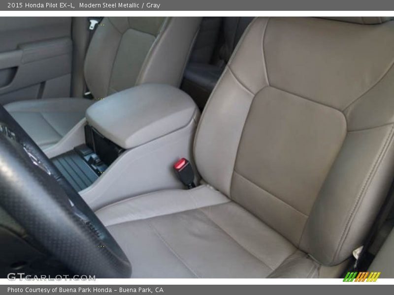 Modern Steel Metallic / Gray 2015 Honda Pilot EX-L