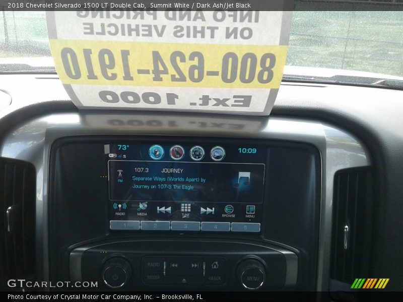 Summit White / Dark Ash/Jet Black 2018 Chevrolet Silverado 1500 LT Double Cab