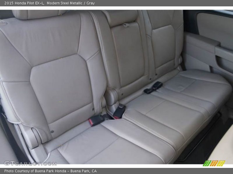 Modern Steel Metallic / Gray 2015 Honda Pilot EX-L