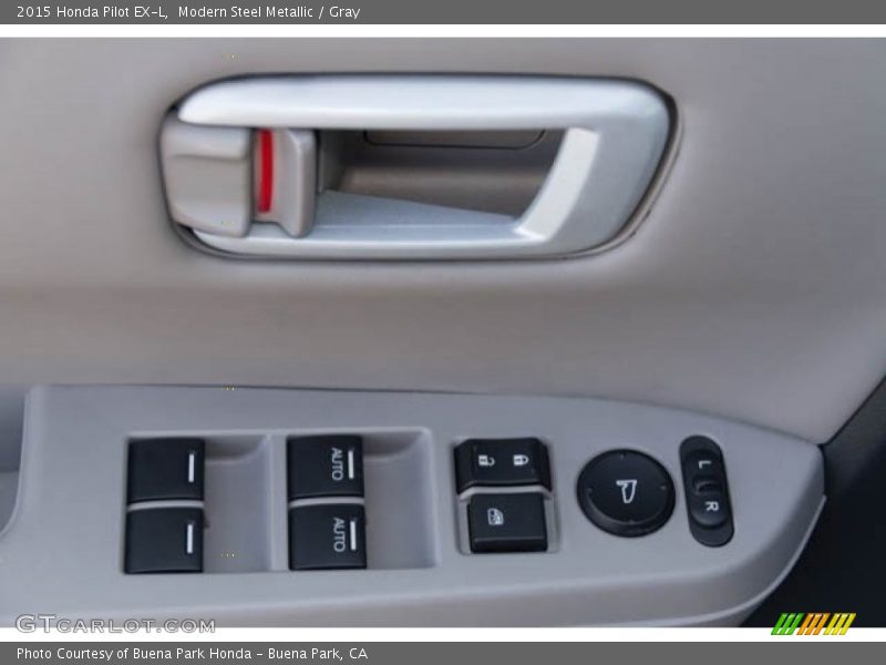 Modern Steel Metallic / Gray 2015 Honda Pilot EX-L