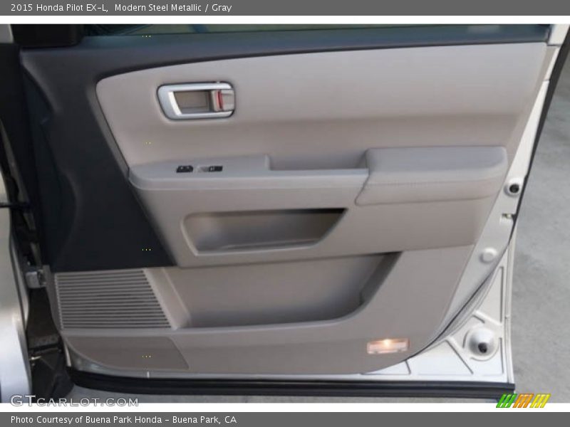 Modern Steel Metallic / Gray 2015 Honda Pilot EX-L