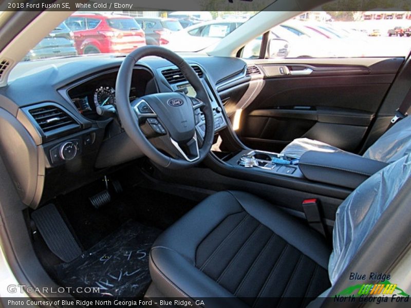 White Gold / Ebony 2018 Ford Fusion SE