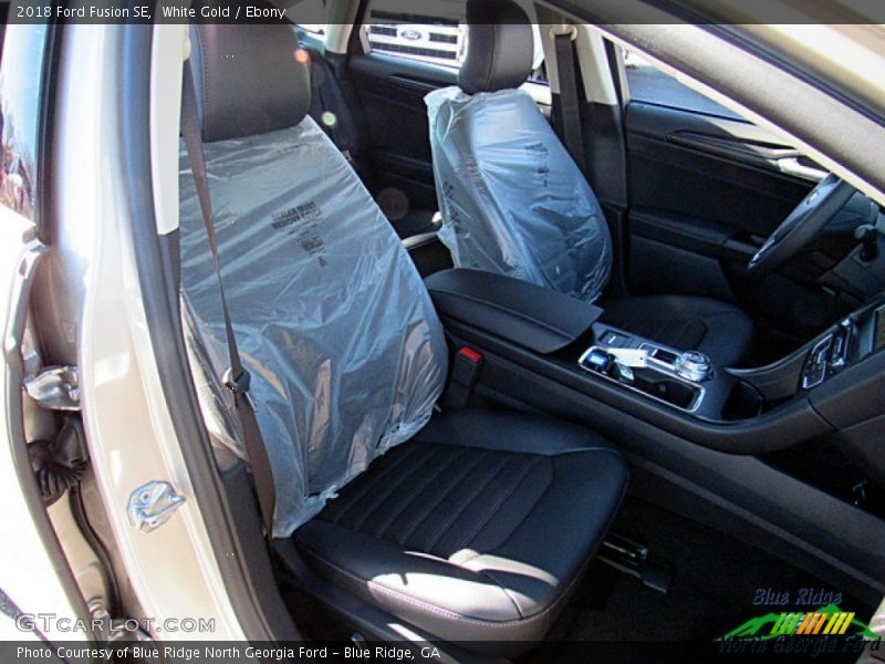 White Gold / Ebony 2018 Ford Fusion SE