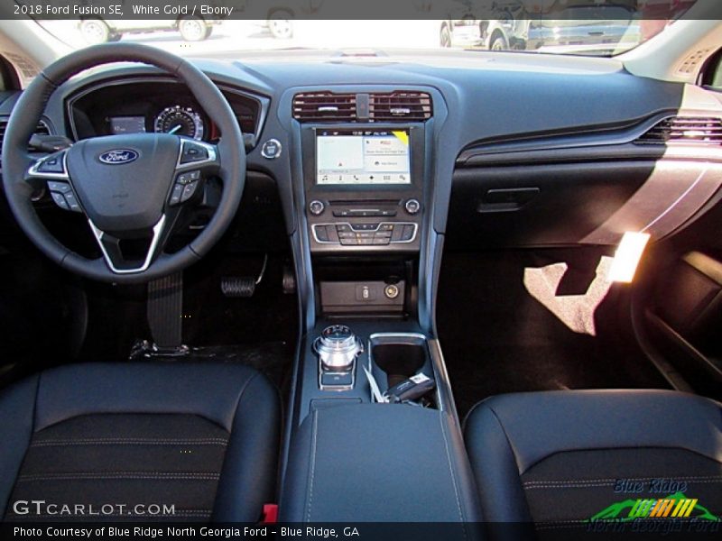 White Gold / Ebony 2018 Ford Fusion SE