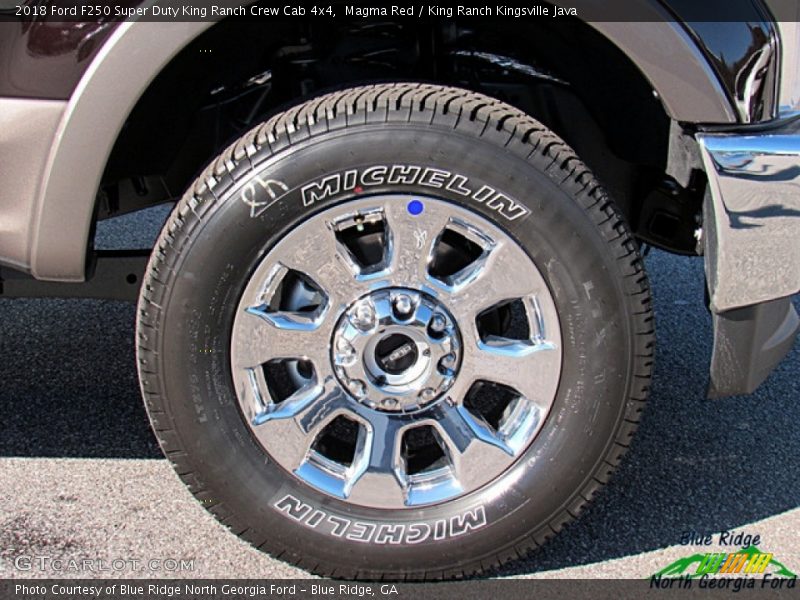 Magma Red / King Ranch Kingsville Java 2018 Ford F250 Super Duty King Ranch Crew Cab 4x4