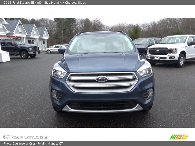 Blue Metallic / Charcoal Black 2018 Ford Escape SE 4WD