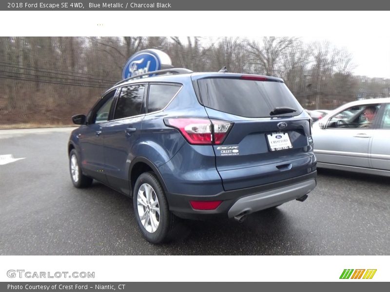Blue Metallic / Charcoal Black 2018 Ford Escape SE 4WD