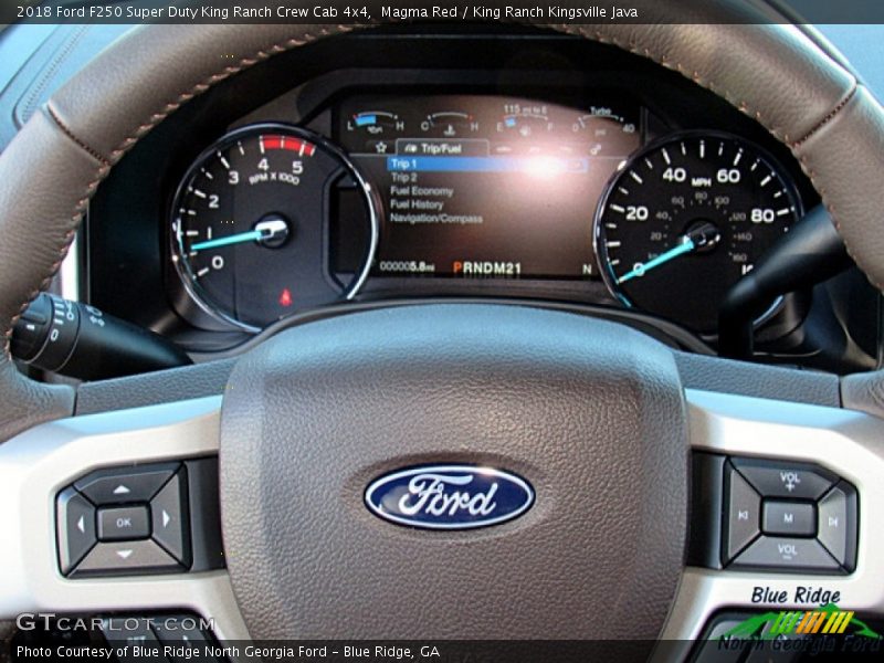 Magma Red / King Ranch Kingsville Java 2018 Ford F250 Super Duty King Ranch Crew Cab 4x4