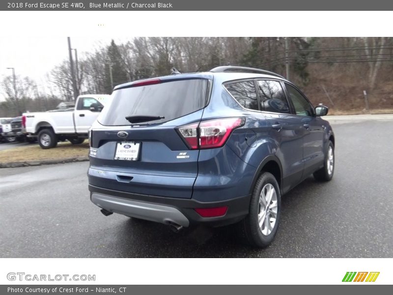 Blue Metallic / Charcoal Black 2018 Ford Escape SE 4WD