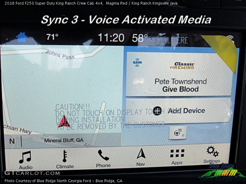 Magma Red / King Ranch Kingsville Java 2018 Ford F250 Super Duty King Ranch Crew Cab 4x4