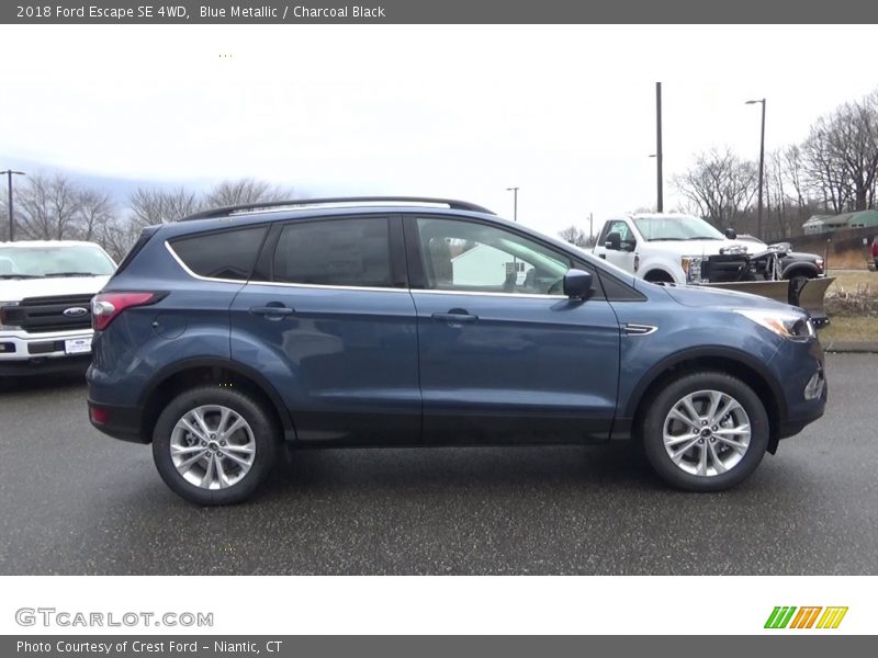 Blue Metallic / Charcoal Black 2018 Ford Escape SE 4WD
