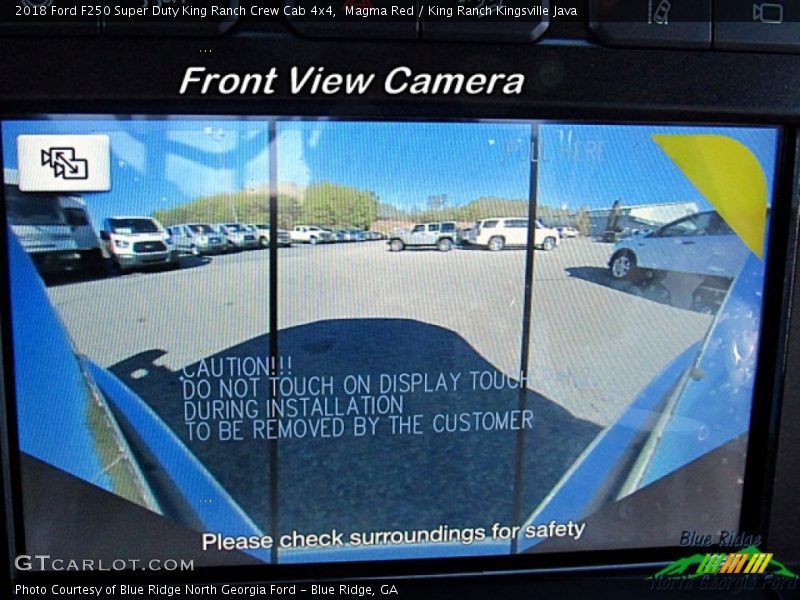 Magma Red / King Ranch Kingsville Java 2018 Ford F250 Super Duty King Ranch Crew Cab 4x4