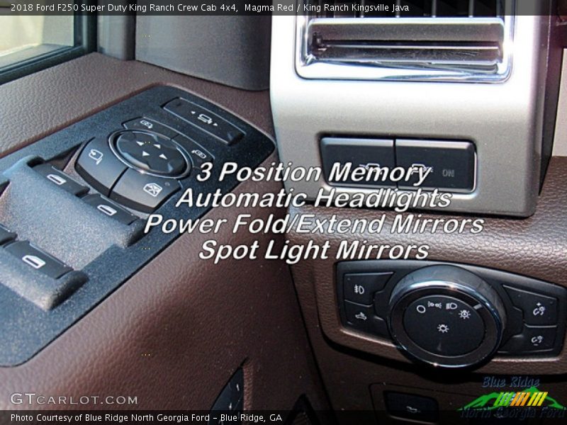 Magma Red / King Ranch Kingsville Java 2018 Ford F250 Super Duty King Ranch Crew Cab 4x4