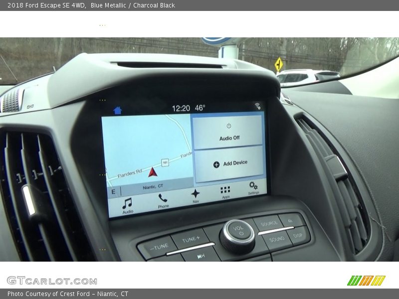 Blue Metallic / Charcoal Black 2018 Ford Escape SE 4WD