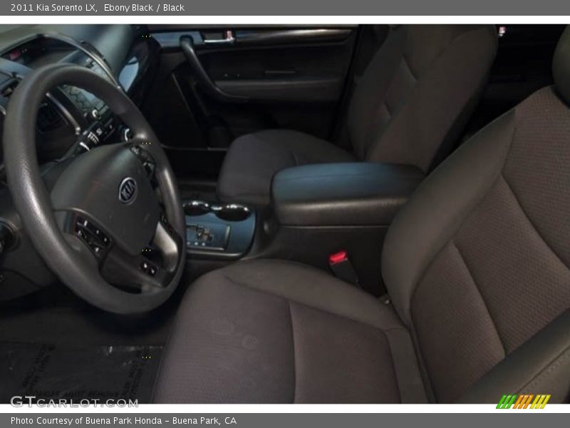 Ebony Black / Black 2011 Kia Sorento LX