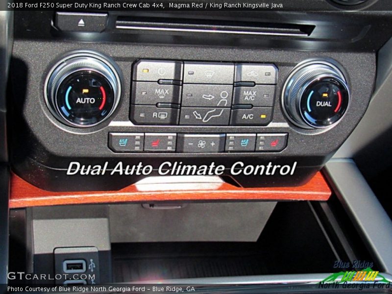 Magma Red / King Ranch Kingsville Java 2018 Ford F250 Super Duty King Ranch Crew Cab 4x4