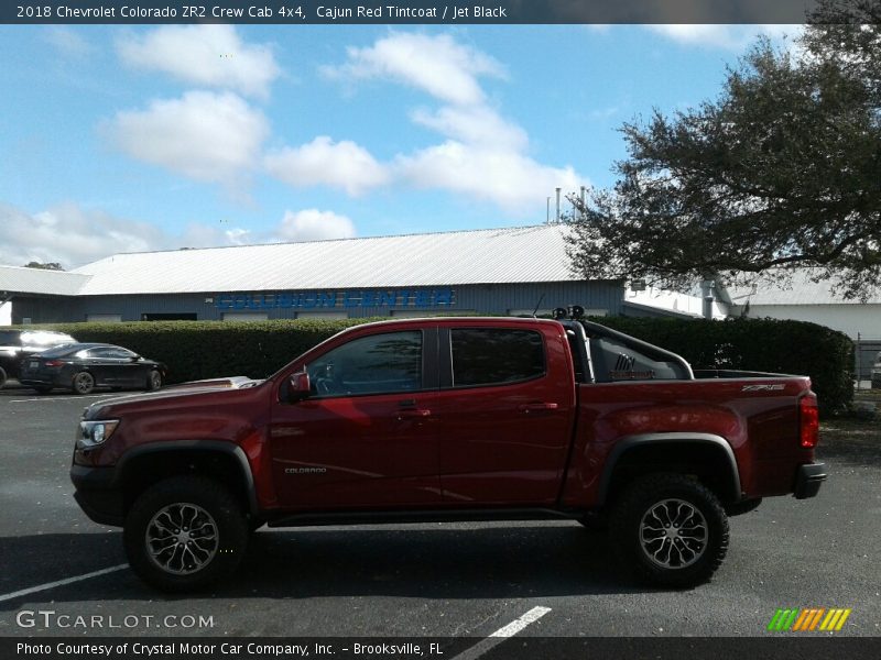 Cajun Red Tintcoat / Jet Black 2018 Chevrolet Colorado ZR2 Crew Cab 4x4