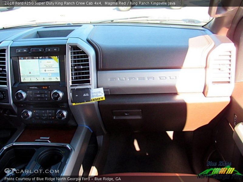 Magma Red / King Ranch Kingsville Java 2018 Ford F250 Super Duty King Ranch Crew Cab 4x4