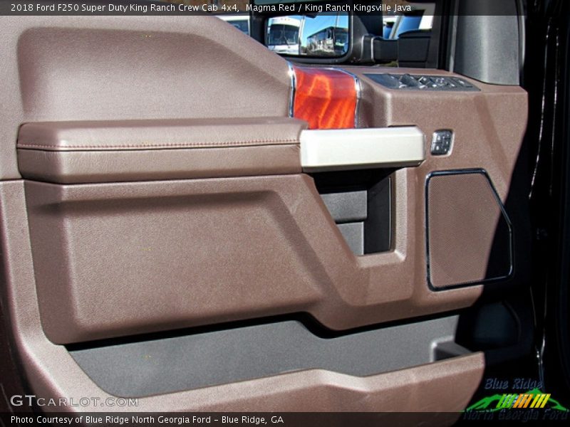 Magma Red / King Ranch Kingsville Java 2018 Ford F250 Super Duty King Ranch Crew Cab 4x4