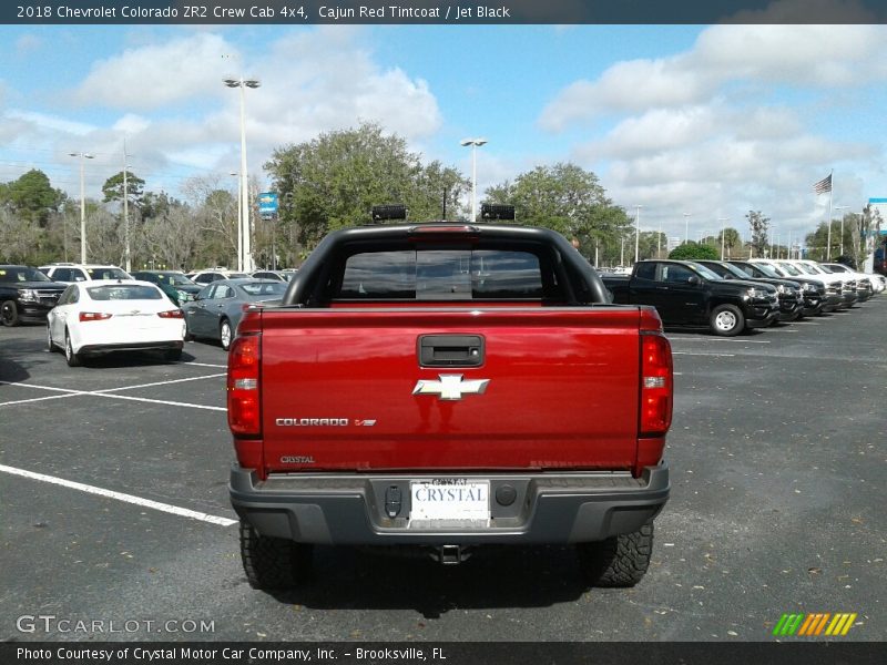 Cajun Red Tintcoat / Jet Black 2018 Chevrolet Colorado ZR2 Crew Cab 4x4