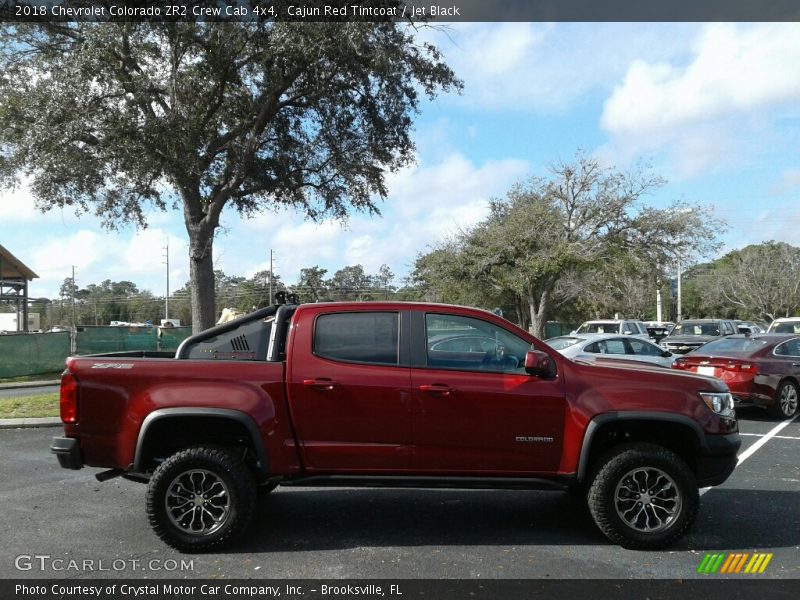 Cajun Red Tintcoat / Jet Black 2018 Chevrolet Colorado ZR2 Crew Cab 4x4