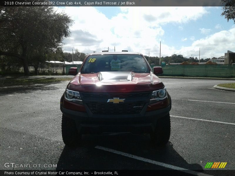 Cajun Red Tintcoat / Jet Black 2018 Chevrolet Colorado ZR2 Crew Cab 4x4