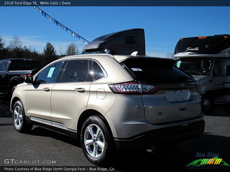 White Gold / Dune 2018 Ford Edge SE