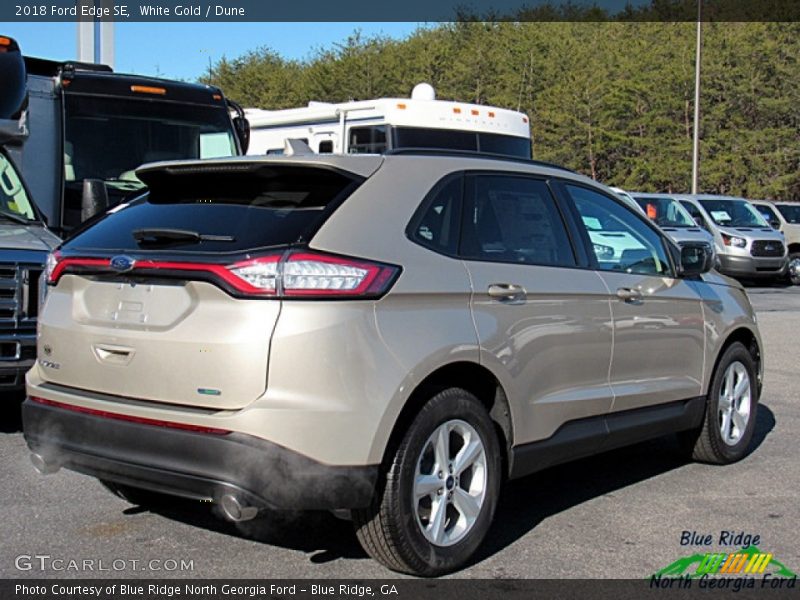 White Gold / Dune 2018 Ford Edge SE