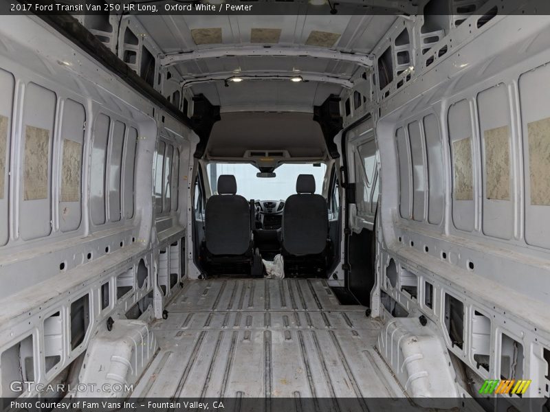 Oxford White / Pewter 2017 Ford Transit Van 250 HR Long