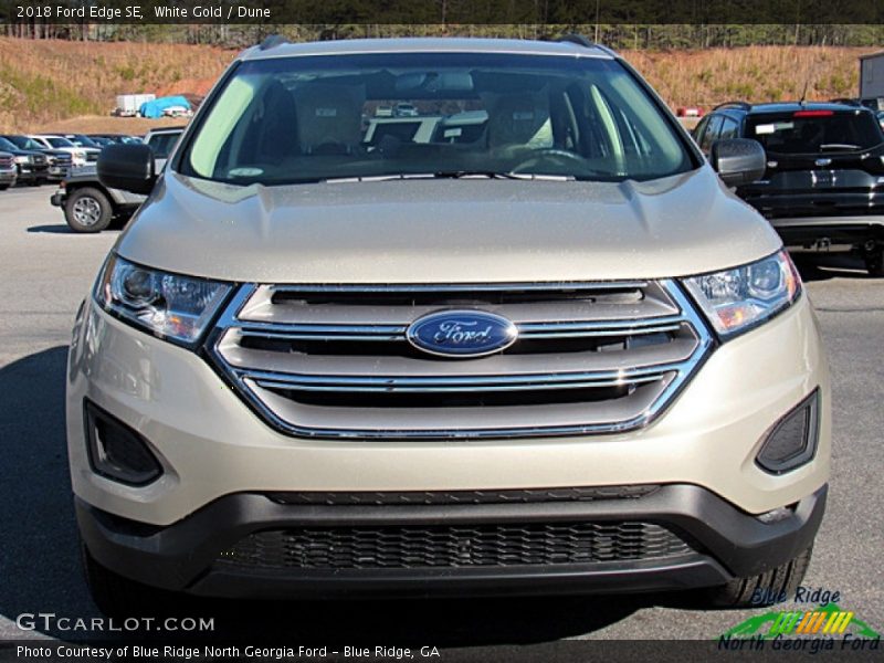 White Gold / Dune 2018 Ford Edge SE