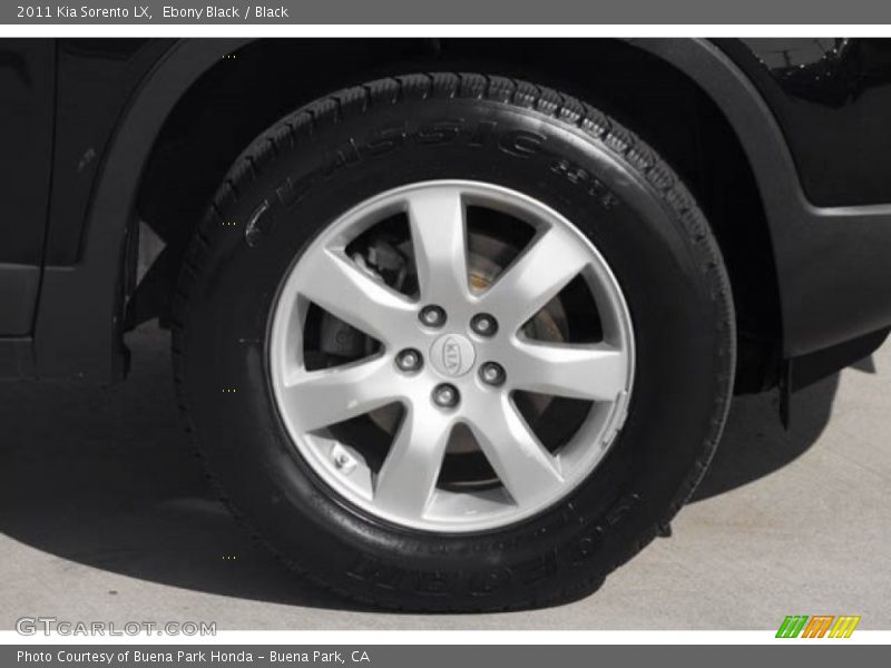 Ebony Black / Black 2011 Kia Sorento LX