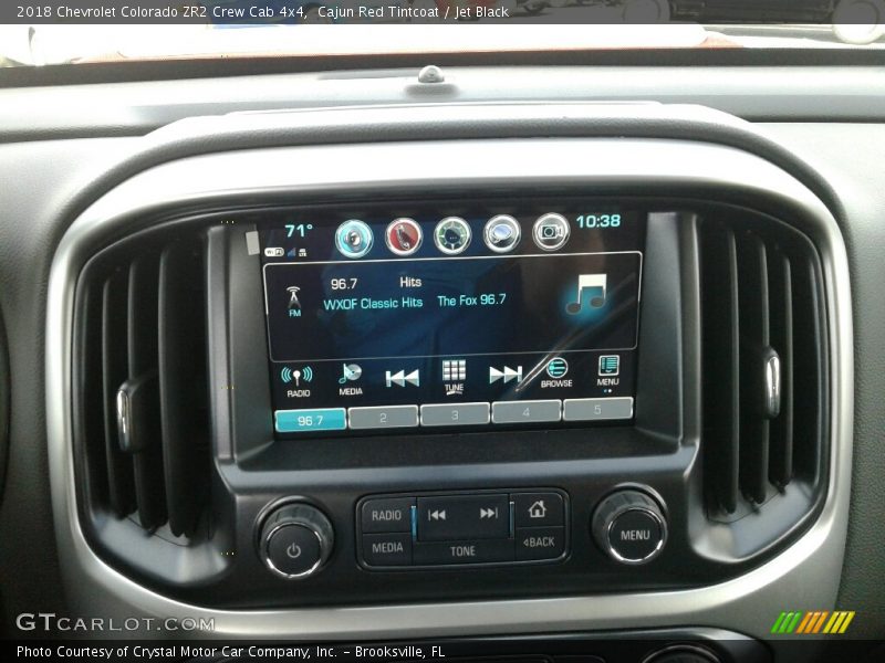Cajun Red Tintcoat / Jet Black 2018 Chevrolet Colorado ZR2 Crew Cab 4x4