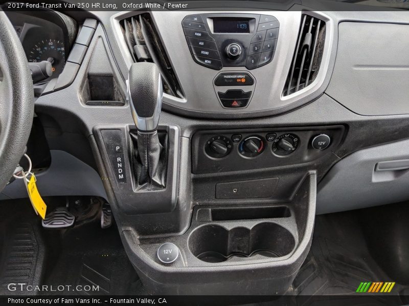 Oxford White / Pewter 2017 Ford Transit Van 250 HR Long