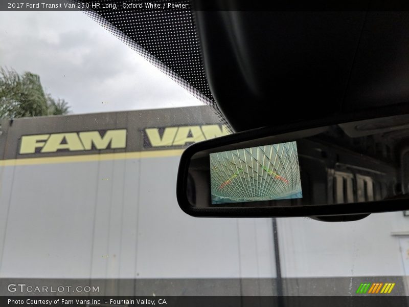 Oxford White / Pewter 2017 Ford Transit Van 250 HR Long