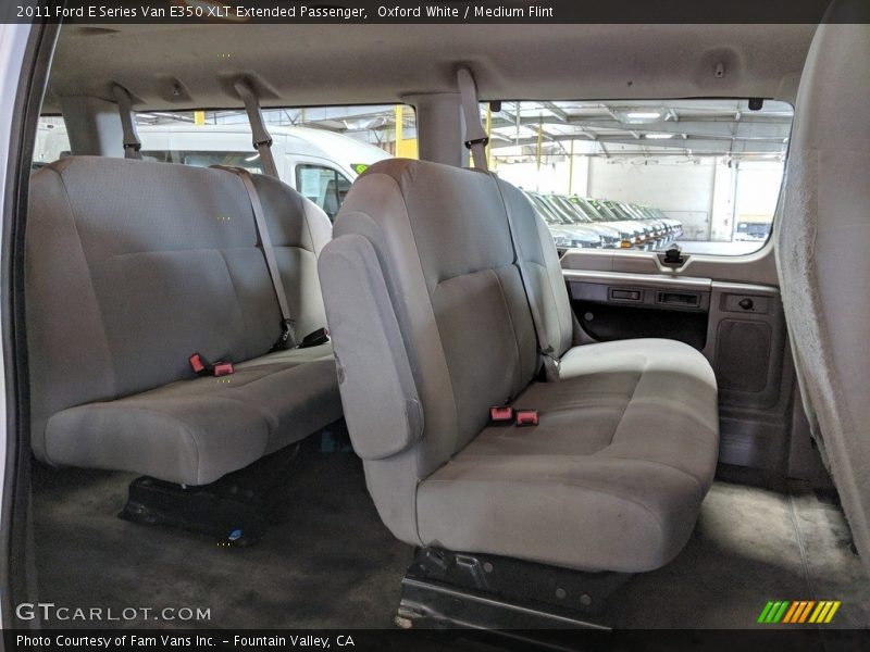 Oxford White / Medium Flint 2011 Ford E Series Van E350 XLT Extended Passenger